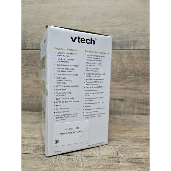 VTech CS6919 Cordless Phone System with Caller ID - New Openbox - Picture 4 of 5